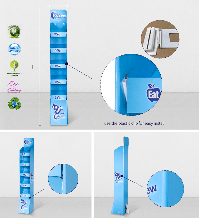 Cardboard Floor Retai Displays Stiand Cardboard Floor Retai Displays Stiand