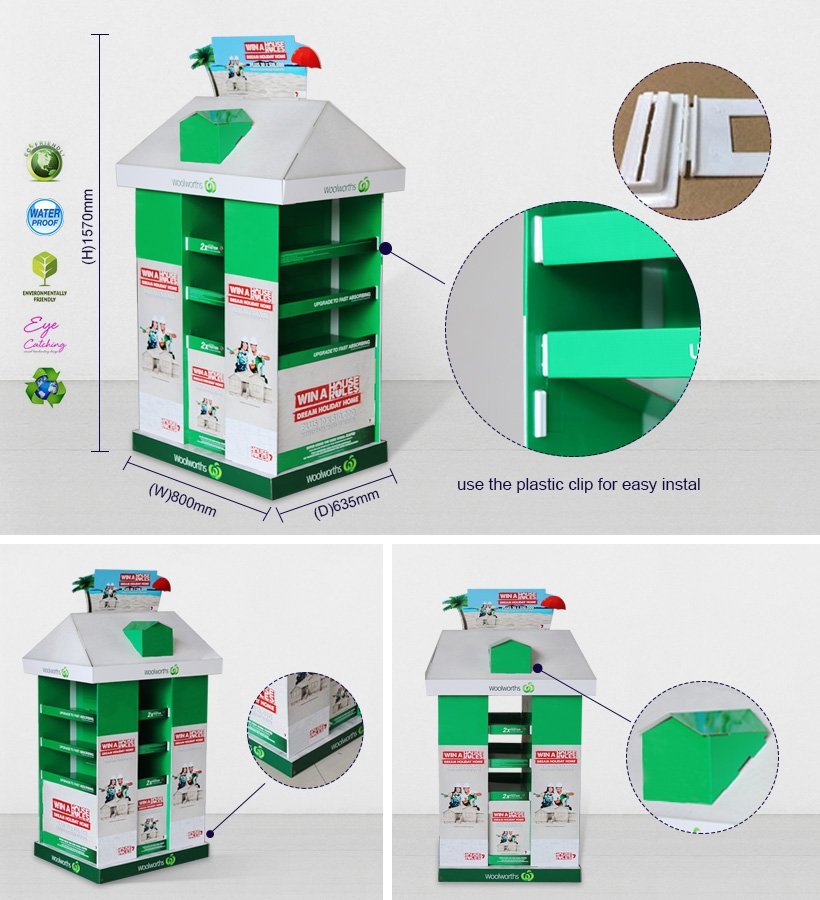 Promotional Pallet Display Stands For Woolworths Chain Store Promotional Pallet Display Stands For Woolworths Chain Store