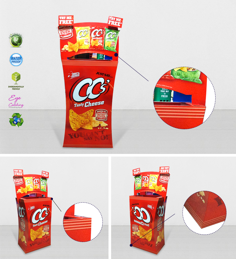 Easy Set Up Cardboard Merchandising Displays For Cheese Easy Set Up Cardboard Merchandising Displays For Cheese